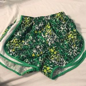 Splatter paint style Nike shorts